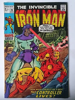 Buy Marvel Comics Iron Man #28 1970 1st Appearance Of Howard Stark  • 12£