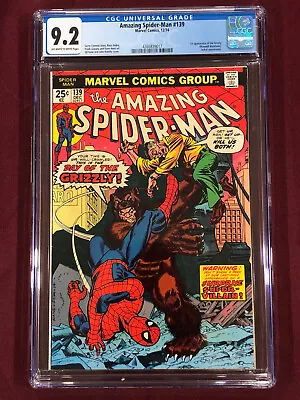 Buy Amazing Spider-man 139 Cgc 9.2 1974 Jerry Conway John Romita Gil Kane • 138.95£