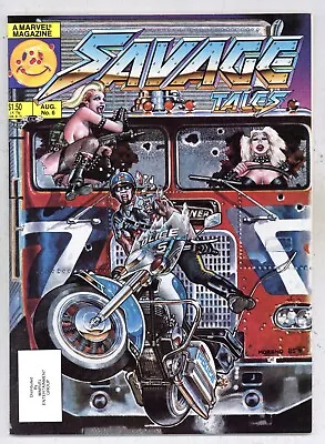 Buy Savage Tales V.2#6 VFNM Moreno Painted Cover! Glanzman Severin Buscema 1986 R919 • 7.91£