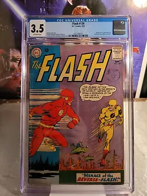 Buy The Flash #139 CGC 3.5 1st Appearance Of Reverse Flash DC • 399£