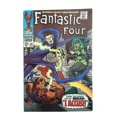 Buy Fantastic Four (1961 Series) #65 In Fine Minus Condition. Marvel Comics [a^ • 93.01£