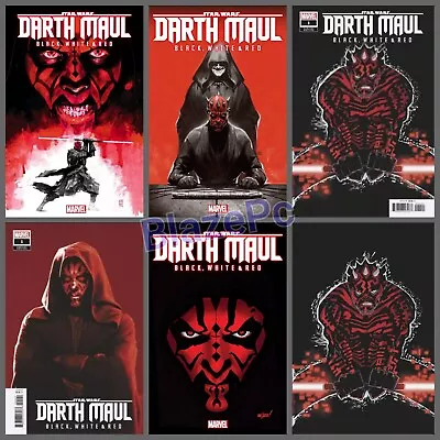 Buy Star Wars Darth Maul Black White Red #1 A B C D Variant Set 1:25 100 Option 4/24 • 32.13£