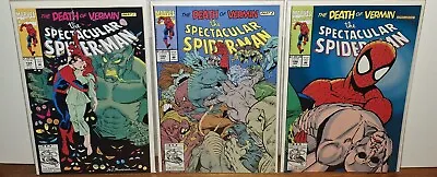 Buy Peter Parker The Spectacular Spider-man #194-196 Death Of Vermin Run Marvel 1992 • 4.99£