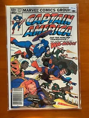 Buy Captain America 273 News Stand Variant - Comic Book - B74-56 • 7.92£