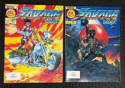 Buy 1985 SAVAGE TALES Magazine Volume 2 #1 FN+ & #2 FVF LOT Of 2 Herb Trimpe  • 12.06£