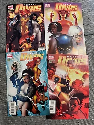 Buy Original Marvel US Comics: Marvel Divas #1-4 (2009) Complete Miniseries • 8.54£