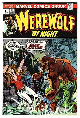 Buy Werewolf By Night Vol 1 No 10 Oct 1973 (VFN/NM) (9.0) Marvel, Bronze Age • 35.99£