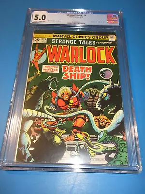 Buy Strange Tales #179 Warlock Jim Starlin 1st Pip The Troll Key Gamora CGC 5.0 • 39.52£