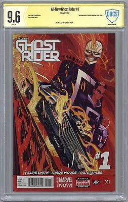 Buy Ghost Rider #1 (2014) CBCS 9.6 NM+ Verified Signature - Signed By Tradd Moore • 104.06£