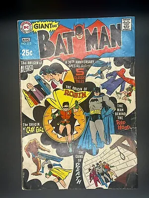 Buy Batman #213  DC  Giant Size  1969 • 31.54£
