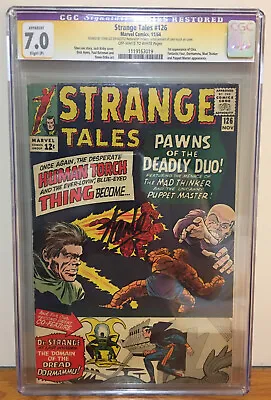 Buy Strange Tales #126 1964 Cgc 7.0 1st App Clea & Dormammu Stan Lee Signed  • 719.57£