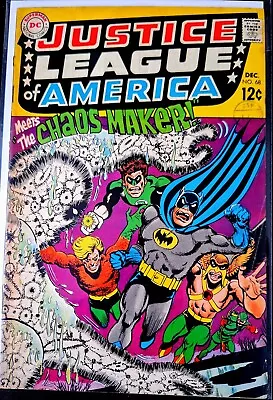 Buy JUSTICE LEAGUE OF AMERICA #68 VG 1968 1st App Neverwas BATMAN GREEN LANTERN DC  • 5.99£