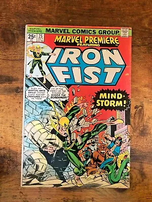 Buy Marvel Premiere #25 (1975) 1st Byrne Iron Fist - FN+ - FN/VF • 22.52£