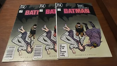 Buy Batman #404 (1987 Year 1 Part 1 Frank Miller DC Comics Lot Of 3 Newsstand Direct • 18.18£