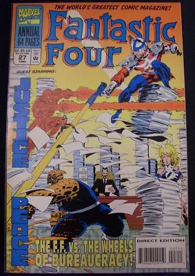 Buy Fantastic Four Annual 27 Marvel Comic 1st Time Variance Authority Loki 1994 Vf+ • 2.01£