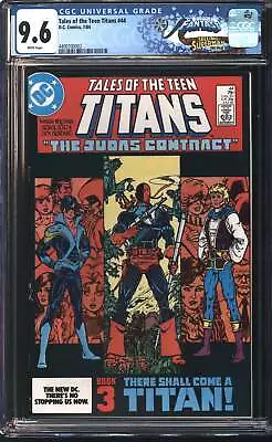 Buy D.C Comics Tales Of The Teen Titans 44 7/84 FANTAST CGC 9.6 White Pages • 140.61£
