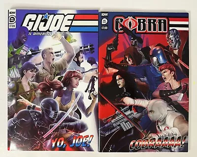 Buy GI Joe A Real American Hero Yo, Joe!/Cobraaaa!  One-Shots  Comic Lot 2022, IDW • 9.47£
