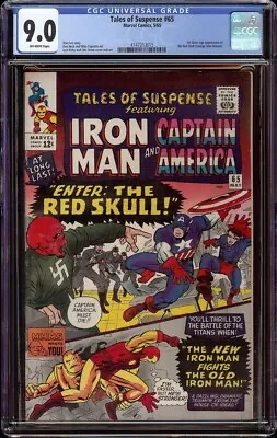 Buy Tales Of Suspense # 65 CGC 9.0 OW (Marvel, 1965) 1st SA Appearance Red Skull • 478.20£