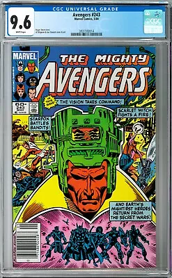 Buy Avengers #243 CGC 9.6 (May 1984, Marvel) Roger Stern Story, Al Milgrom Cover • 61.96£