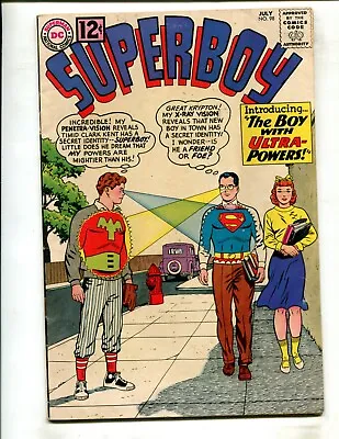 Buy Superboy #98 (5.0) The Boy With Ultra Powers!! 1962 • 118.58£