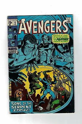 Buy Marvel Comics The Avengers No. 73 February 1970 15c USA • 14.99£