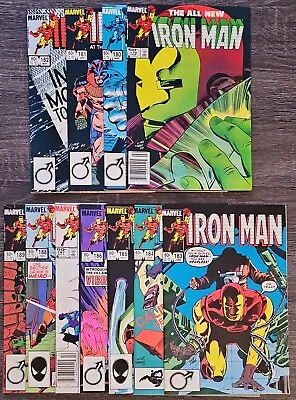 Buy Iron Man #179-189 - 11 Issue Set W/ Key + Newsstand Variant Marvel  Whiplash App • 19.76£