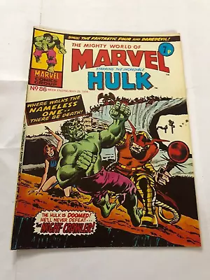 Buy Mighty World Of Marvel No. 86 Marvel Comics Group UK Magazine May 1974 HULK • 2.75£