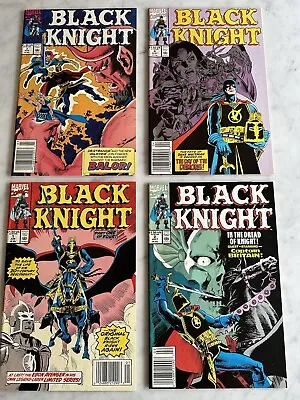 Buy Black Knight #1 - #4 FULL Series Run, All Newsstands In HG! (Marvel, 1990) • 28.59£