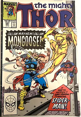 Buy Thor. 1st Series # 391. 1st Eric Masterson. Spider-man. Ron Frenz-cover. Fn 6.0 • 6.99£