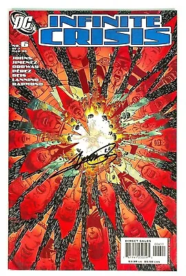 Buy Infinite Crisis #6 Signed By George Perez DC Comics • 39.97£