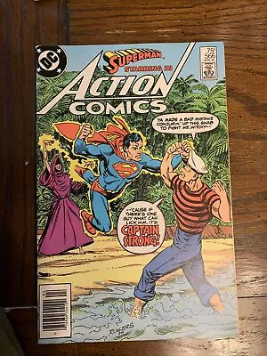 Buy Action Comics #566 1985, DC VF+ 8.5, Captain Strong, Nice Book! • 6.40£