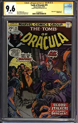 Buy * Tomb Of DRACULA #25 CGC 9.6 White 1st Hannibal King! SS Wolfman  (2716940017)* • 1,608.26£