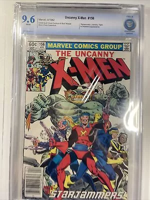 Buy Uncanny X-Men #156 CBCS 9.6 Marvel Comics 1982 Newsstand • 39.97£