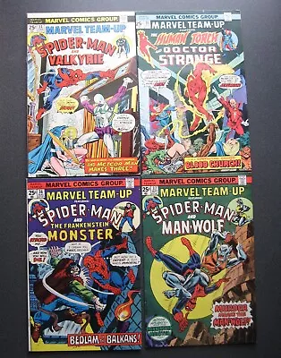 Buy MARVEL TEAM-UP Lot Of 4 Comics 34 35 36 37 Spider-Man Dr Strange Mid-High Grade • 15.83£