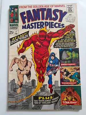 Buy Fantasy Masterpieces #7 Feb 1967 VGC 4.0 Reprints Marvel Mystery Comics #8 1940 • 9.99£