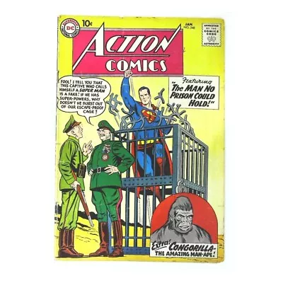 Buy Action Comics (1938 Series) #248 In Very Good Condition. DC Comics [w  • 95.14£