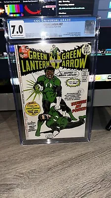 Buy Green Lantern #87 CGC 7.0 D.C. Comics 1972 1st App. John Stewart Green Lantern • 265£