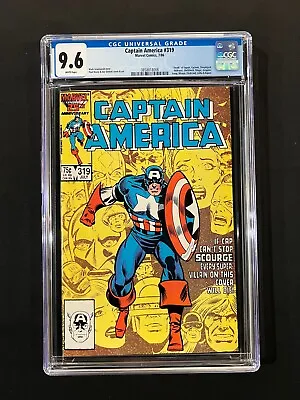 Buy Captain America #319 CGC 9.6 (1986) -  Death  Of Jaguar • 48.25£
