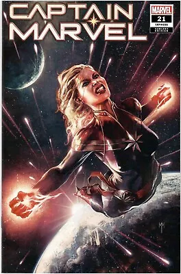 Buy Captain Marvel #21 Unknown Comics Marco Mastrazzo Exclusive Variant 2020 NM- • 11.24£