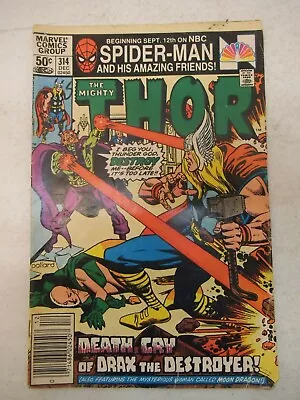 Buy Mighty Thor #314 December 1981 Vg Very Good Pollard Marvel Comics Bronze Age • 2.34£