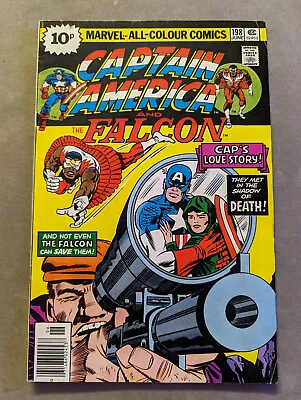 Buy Captain America And The Falcon #198, Marvel Comics, 1976, FREE UK POSTAGE • 10.99£