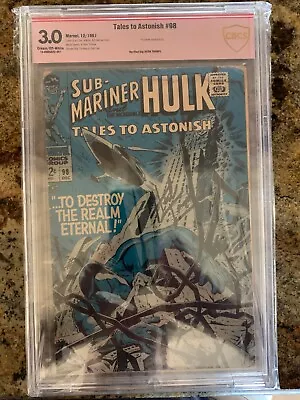 Buy Tales To Astonish #98 CBCS Not CGC  - Verified Herb Trimpe Signature!! • 257.33£