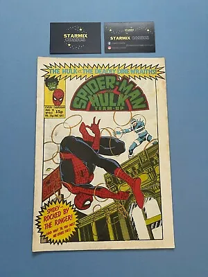 Buy Spiderman British Weekly #441 1981 Aug 19 Marvel Incredible Hulk • 3.50£