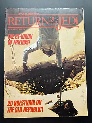 Buy Return Of The Jedi No 49 May 23rd 1984, Star Wars Weekly UK Marvel Comic  • 6.99£