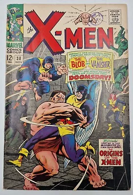 Buy X-Men #38 - Marvel Comics 1967 - Origin Stories Begin • 30£