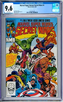 Buy Marvel Super-Heroes Secret Wars 1 CGC Graded 9.6 NM+ Marvel Comics 1984 • 99.54£