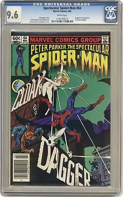 Buy Spectacular Spider-Man Peter Parker #64D CGC 9.6 1982 1125799010 • 149.98£