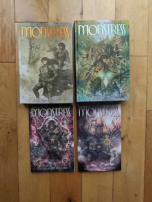 Buy Monstress Graphic Novel Complete - Deluxe Books 1 & 2 + TPB 7 & 8 - Marjorie Liu • 59£