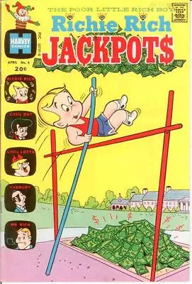 Buy RICHIE RICH JACKPOTS (1972-1982) 4 F+ April 1973 COMICS BOOK • 6.64£