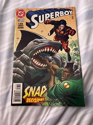 Buy Superboy #67 (1999) Signed By Artist Aaron Lopusti - 9.4 Near Mint (dc) • 12.66£